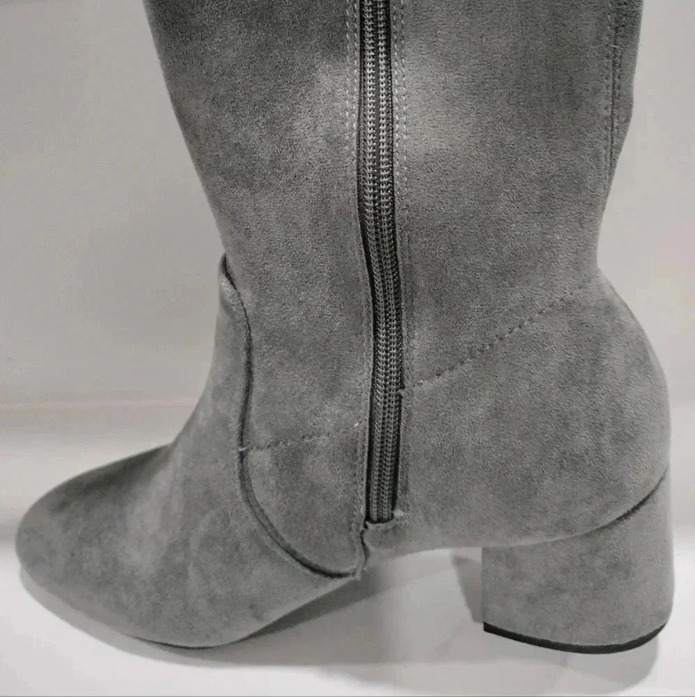 Sugar Women's Knee High Boots Size 10 M Grey